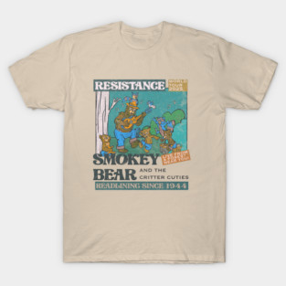 Smokey Bear Resistance band tee T-Shirt