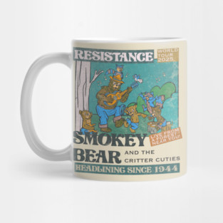 Smokey Bear Resistance band tee Mug