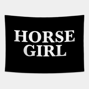 Horse Girl Tapestry