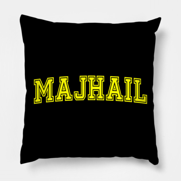 Majhail - A Punjab region - majha block Pillow by PUNJABISTYL