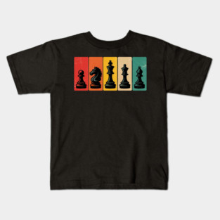 Chess Player Chess Pieces Chess Grandmaster Kids T-Shirt