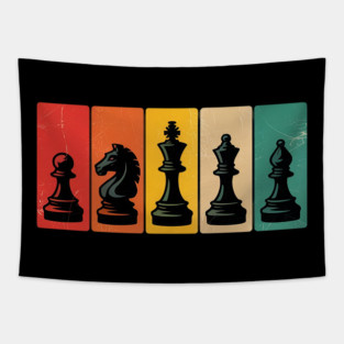 Chess Player Chess Pieces Chess Grandmaster Tapestry