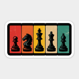 Chess Player Chess Pieces Chess Grandmaster Sticker