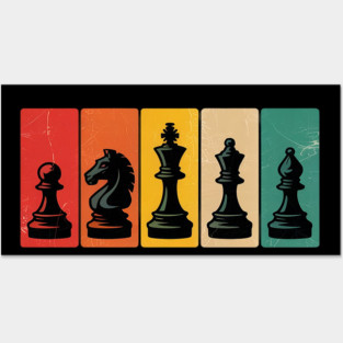 Chess Player Chess Pieces Chess Grandmaster Posters and Art