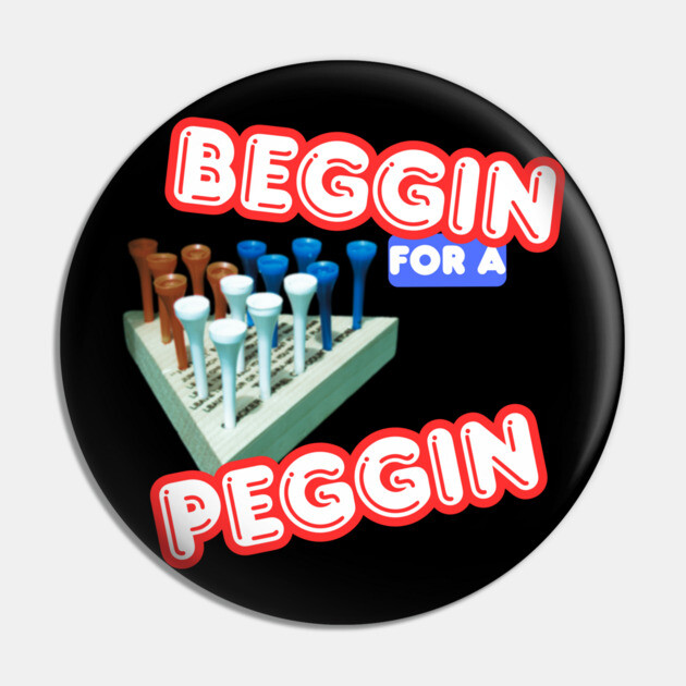 Crackr Barrl Peg Game Pin by Low Life Shirts