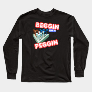 Crackr Barrl Peg Game Long Sleeve T-Shirt