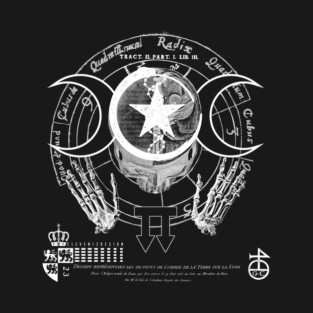 Triple Moon Skull #1 Occult T-Shirt T-Shirt