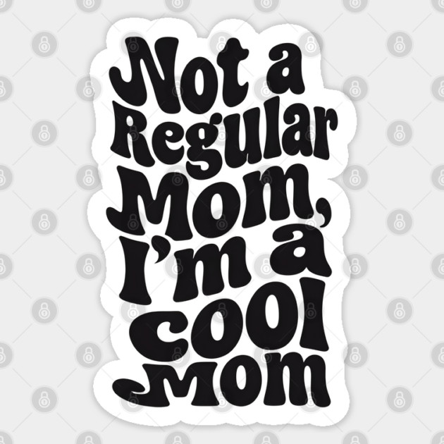 Bold Retro Style Typography for Mothers Day Sticker by TurnEffect