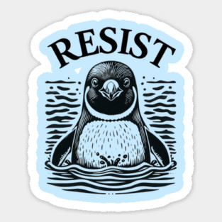 Resist-Penguin Magnet