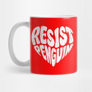 Resist-Penguin Mug