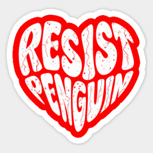 Resist-Penguin Magnet