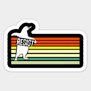 Resist-Penguin Magnet