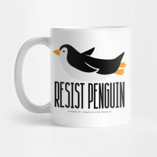 Resist-Penguin Mug