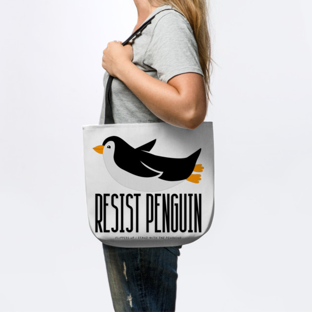Resist-Penguin by Creatifly Graphic Tees