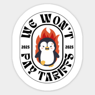 Resist-Penguin Sticker