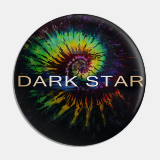 Dark Star Tie Dye Pin
