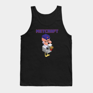 Minecraft Mets Pete Tank Top