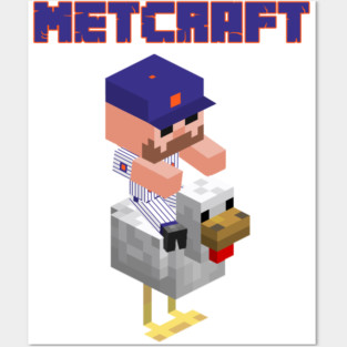 Minecraft Mets Pete Posters and Art
