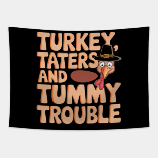 Funny Turkey Thanksgiving Thanksgiving Day Tapestry