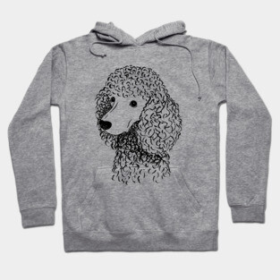Poodle (Black and White) Hoodie