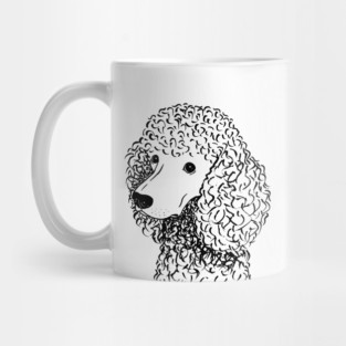 Poodle (Black and White) Mug