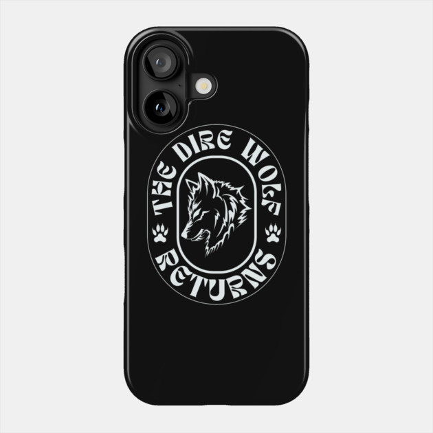 Dire-Wolf Phone Case by Creatifly Graphic Tees