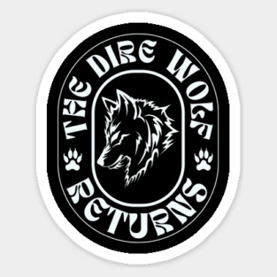 Dire-Wolf Sticker