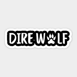 Dire-Wolf Sticker