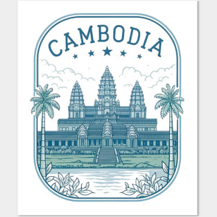 CAMBODIA Posters and Art