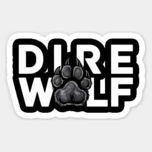 Dire-Wolf Sticker