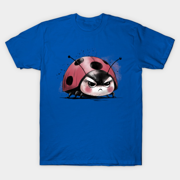 Grumpy Ladybug T-Shirt by H. R. Sinclair