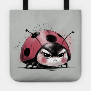 Grumpy Ladybug Tote