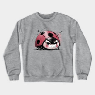 Grumpy Ladybug Crewneck Sweatshirt