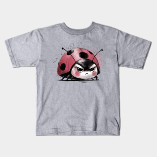 Grumpy Ladybug Kids T-Shirt
