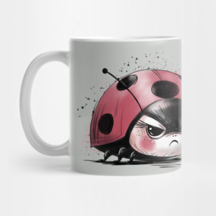 Grumpy Ladybug Mug