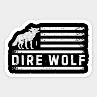 Dire-Wolf Sticker