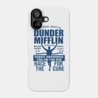 Michael Scott's Dunder Mifflin Fun Run – Race for the Cure Phone Case