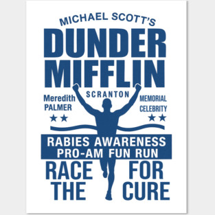 Michael Scott's Dunder Mifflin Fun Run – Race for the Cure Posters and Art