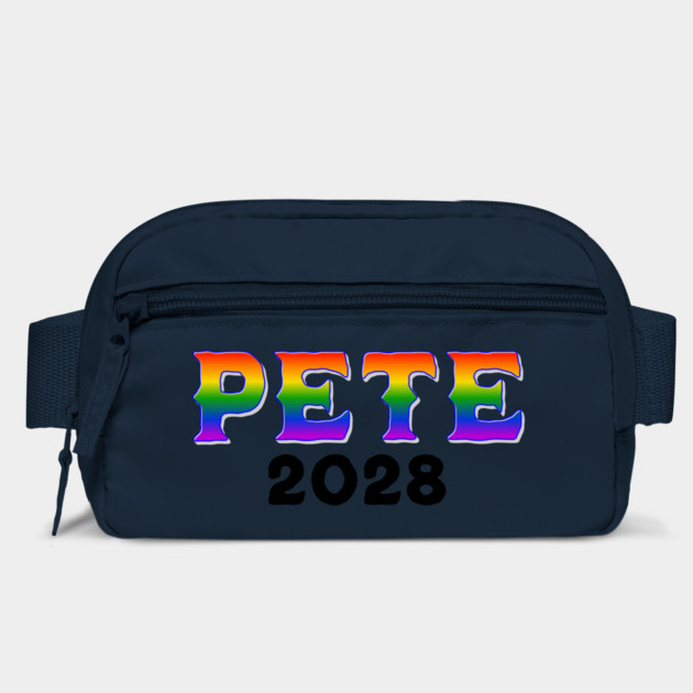 PETE 2028 Elect Pete Buttigieg for President in 2028 rainbow design by Luxinda