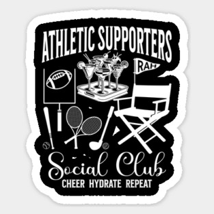 Athletic Supporters Social Club funny pun design for sports fans Magnet