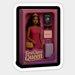 FirstClassQueen Doll Sticker
