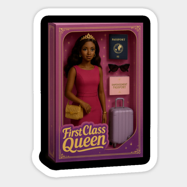 FirstClassQueen Doll Sticker by FirstClassQueen