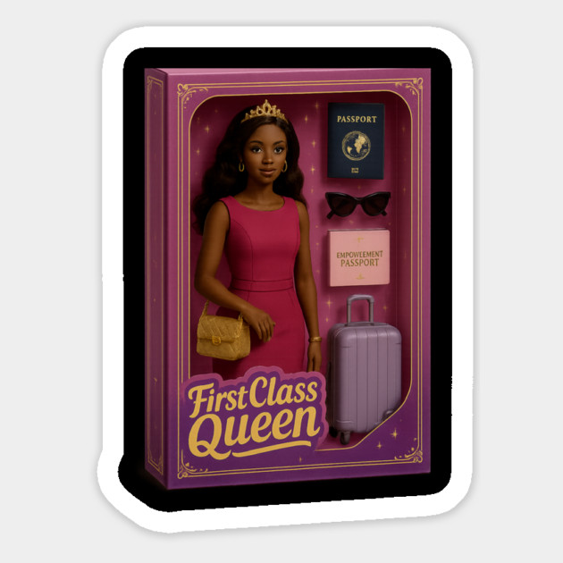 FirstClassQueen Doll Magnet by FirstClassQueen