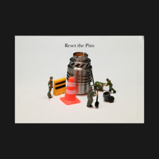 Reset The Pins - Weed Design T-Shirt