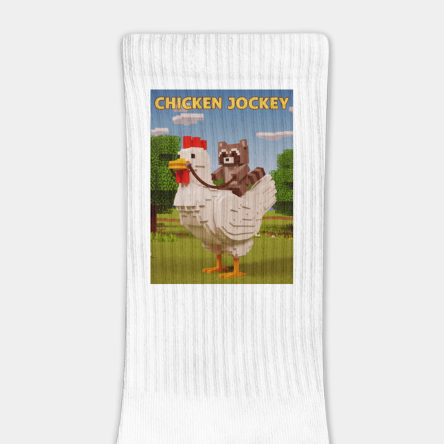 Chicken-Jockey - Funny Raccoon riding Chicken by Megadorim