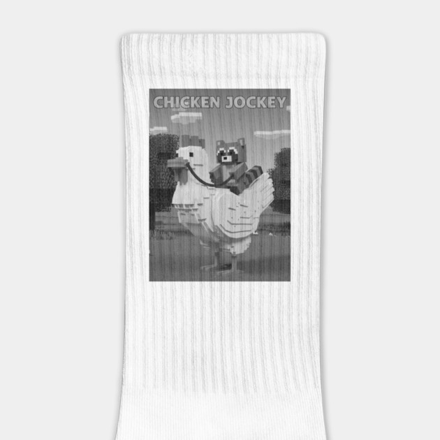 Chicken-Jockey - Funny Raccoon riding chicken #2 by Megadorim