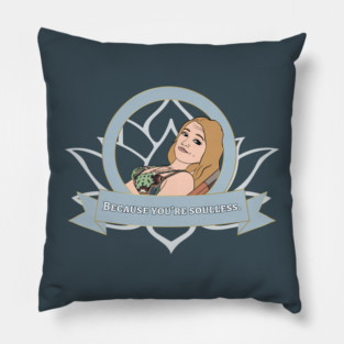 White Lotus : You're Soulless Pillow