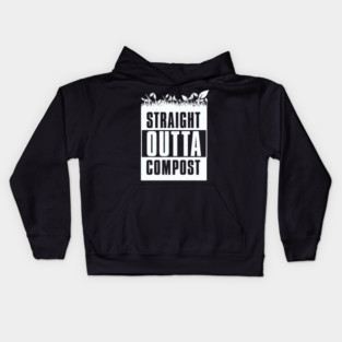 StraighOutta Compos- Gardening Kids Hoodie