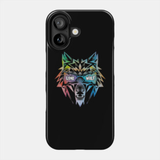 Lone Wolf. Independent Warrior! Phone Case