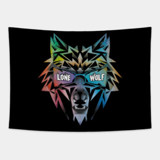 Lone Wolf. Independent Warrior! Tapestry